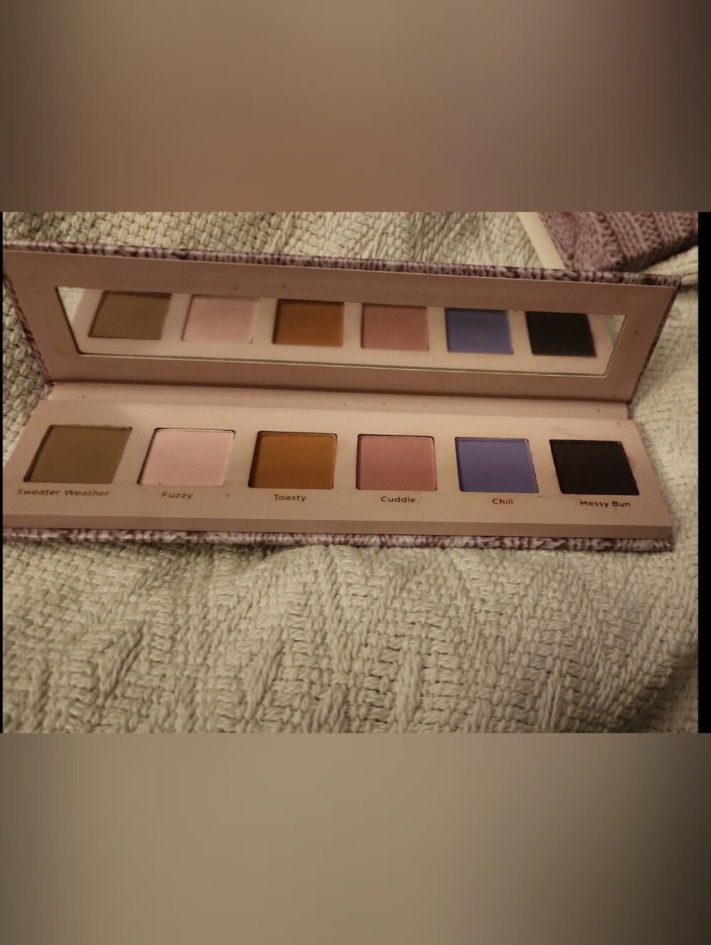 Dominique Cosmetics Eyeshadow Palette — Pink, Purple, Brown, Black